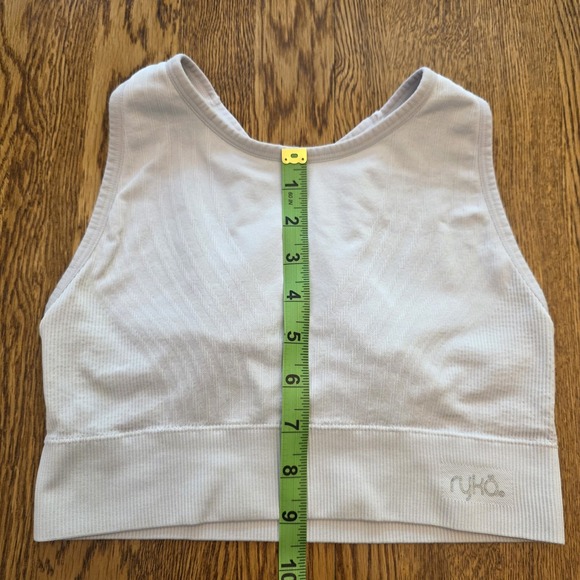 RYKA Size‎ M 2 PACK Sports Bra Adjustable Straps Lavender & White Full Coverage - Picture 5 of 12